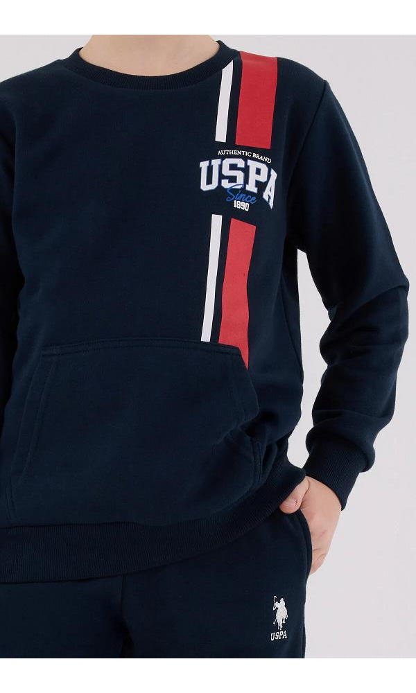 U.S. Polo Assn US2200-G Erkek çocuk Eşofman Takımı bej