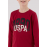 U.S. Polo Assn US2203-4 Erkek çocuk Pijama Takımı BORDO