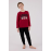 U.S. Polo Assn US2203-G Erkek çocuk Pijama Takımı BORDO
