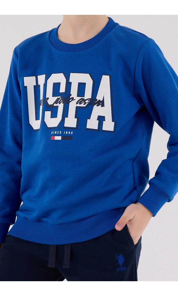 U.S. Polo Assn US2205-G Erkek Çocuk Eşofman Takımı MAVİ