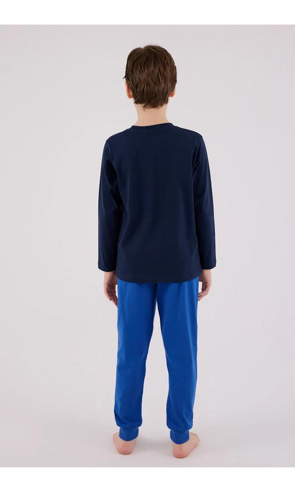 U.S. Polo Assn US2206 -4 Erkek çocuk Pijama Takımı LACİVERT