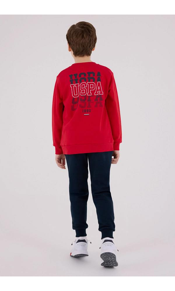 U.S. Polo Assn US2208-4 Erkek çocuk Eşofman Takımı Cobalt