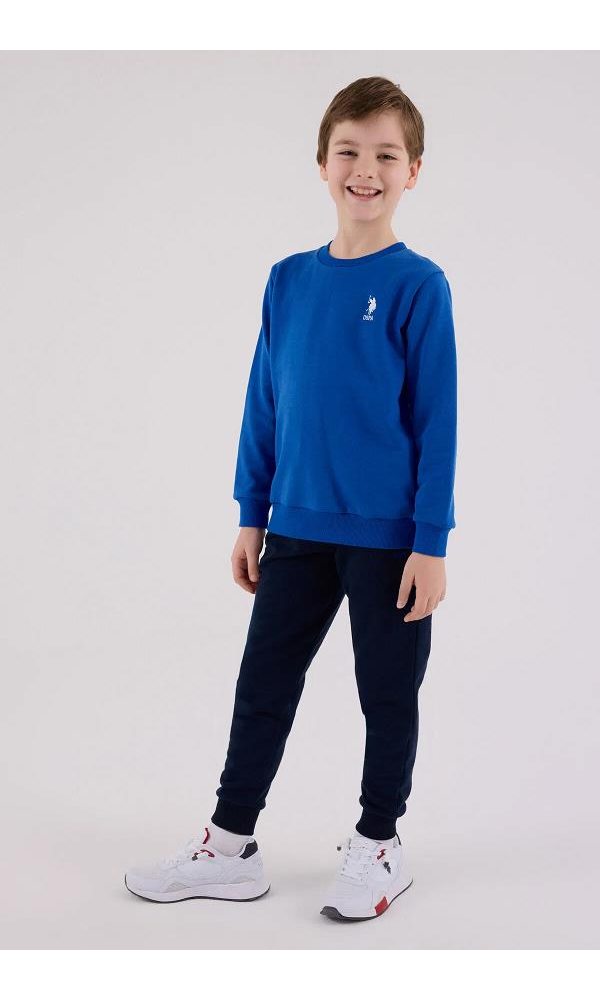 U.S. Polo Assn US2208-4 Erkek çocuk Eşofman Takımı Cobalt