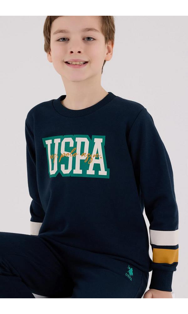 U.S. Polo Assn US2213-G Erkek çocuk Eşofman Takımı KIRMIZI