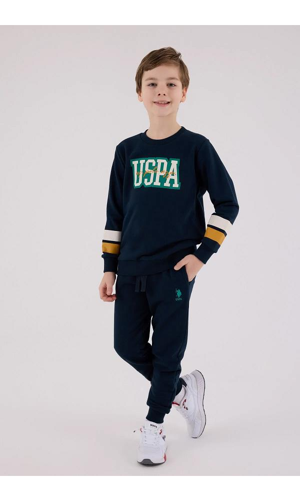 U.S. Polo Assn US2213-G Erkek çocuk Eşofman Takımı KIRMIZI