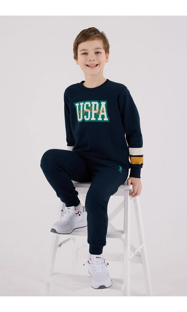 U.S. Polo Assn US2213-G Erkek çocuk Eşofman Takımı KIRMIZI