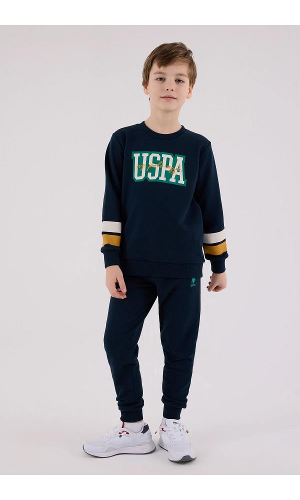 U.S. Polo Assn US2213-G Erkek çocuk Eşofman Takımı KIRMIZI