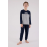 U.S. Polo Assn US2220-G Erkek Çocuk Pijama Takımı İNDİGO