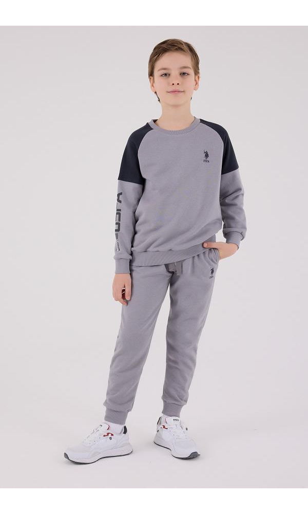 U.S. Polo Assn US2221-G Erkek Çocuk Eşofman Takımı LACİVERT