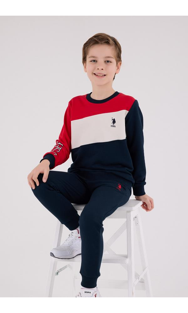 U.S. Polo Assn US2224-4  Erkek çocuk Eşofman Takımı YEŞİL