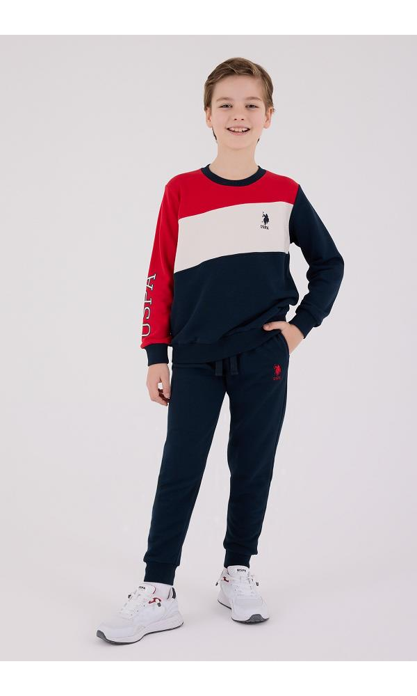 U.S. Polo Assn US2224-4  Erkek çocuk Eşofman Takımı YEŞİL