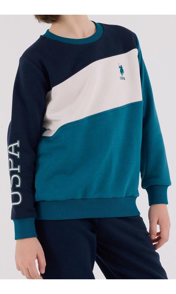U.S. Polo Assn US2224-G  Erkek Çocuk Eşofman Takımı YEŞİL