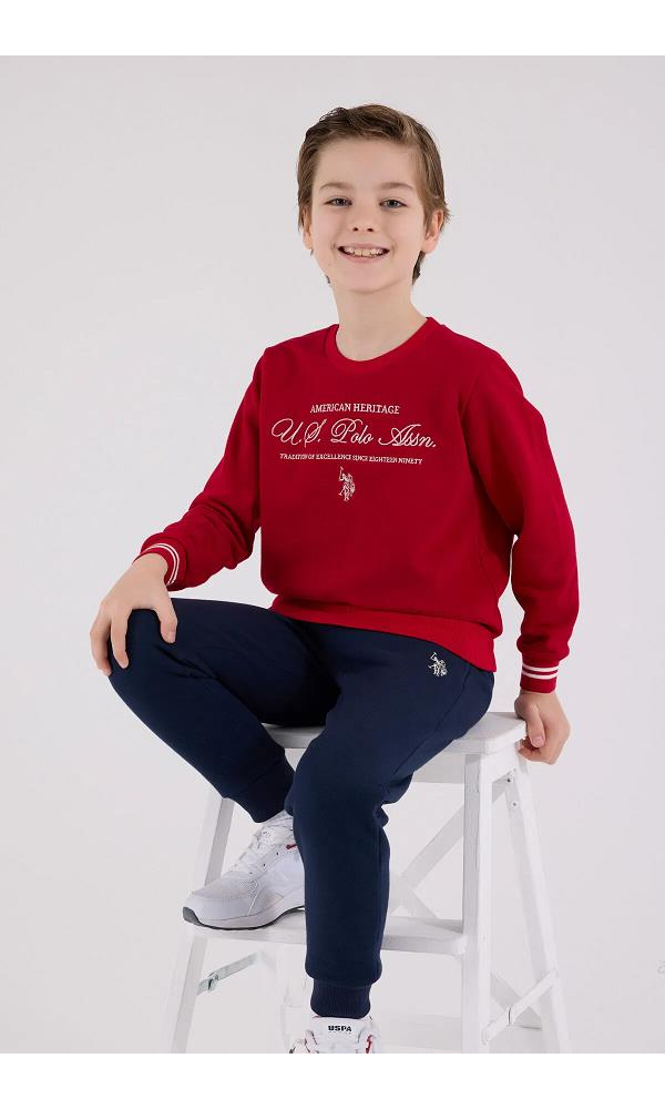 U.S. Polo Assn US2225-4 Erkek Çocuk Eşofman Takımı YEŞİL
