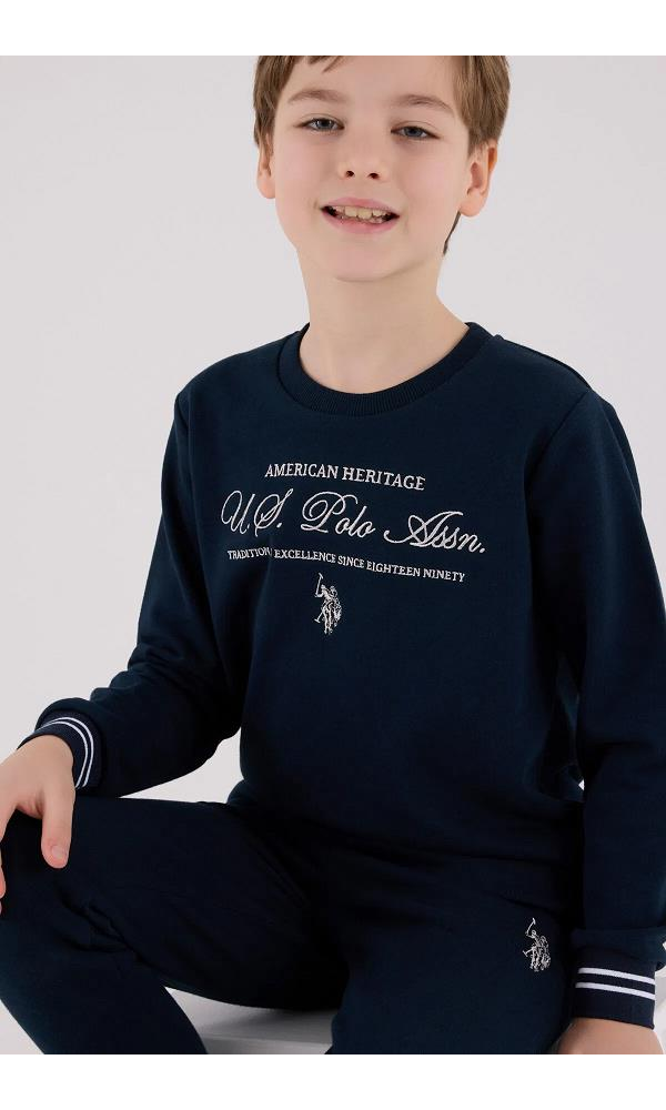 U.S. Polo Assn US2225-4 Erkek Çocuk Eşofman Takımı YEŞİL