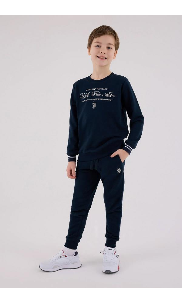 U.S. Polo Assn US2225-G  Erkek Çocuk Eşofman Takımı YEŞİL