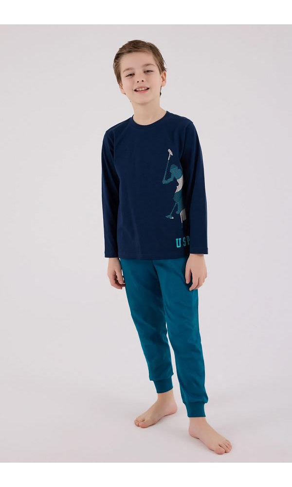 U.S. Polo Assn US2226-4  Erkek Çocuk Pijama Takım TAŞ