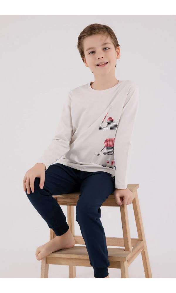 U.S. Polo Assn US2226-G  Erkek çocuk Pijama Takımı TAŞ