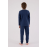 U.S. Polo Assn US2233-4  Erkek Çocuk Pijama Takımı İNDİGO