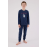 U.S. Polo Assn US2233-4  Erkek Çocuk Pijama Takımı İNDİGO