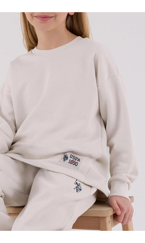 U.S. Polo Assn US2300-4 Kız çocuk İkili Takım Lila