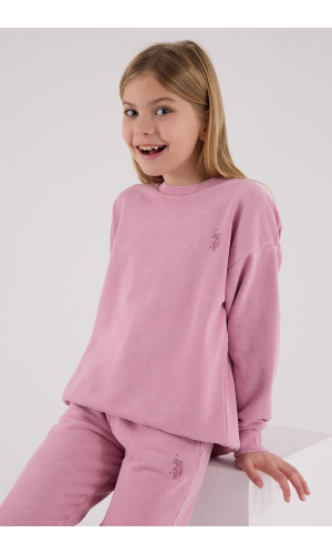U.S. Polo Assn US2302-G  Kız Çocuk İkili Takım MOR