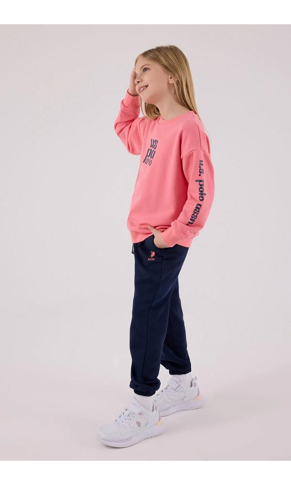 U.S. Polo Assn US2308-G Kız İkili Takım Somon