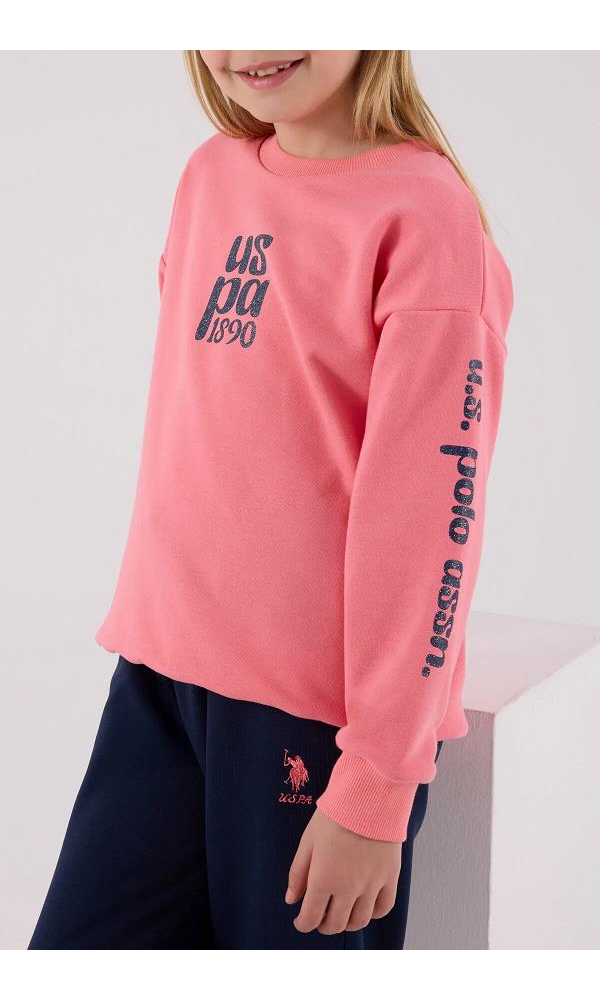 U.S. Polo Assn US2308-G Kız İkili Takım Somon