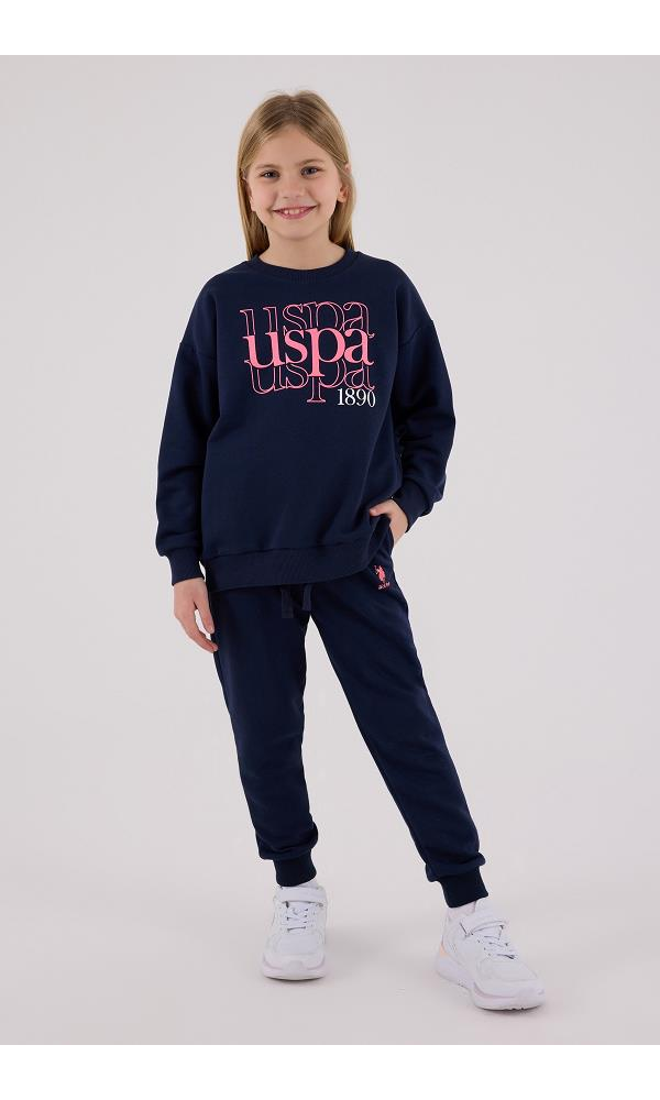 U.S. Polo Assn US2309-4 Kız çocuk İkili Takım LACİVERT