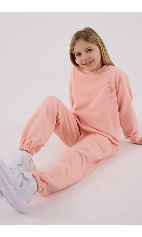 U.S. Polo Assn US2310-G  Kız İkili Takım Neon Pembe