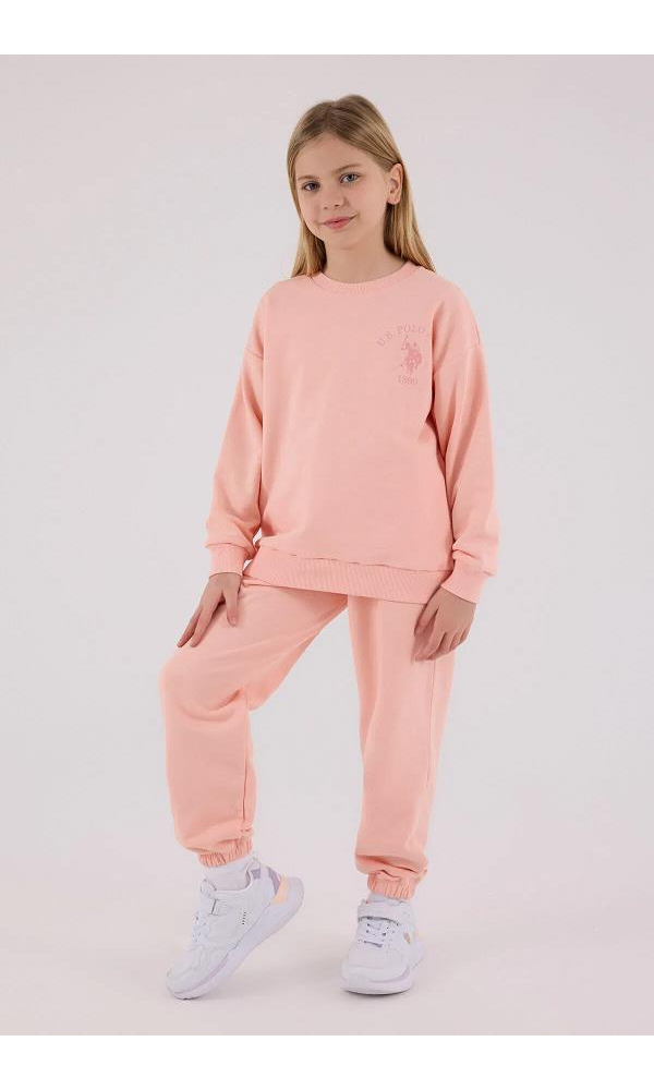 U.S. Polo Assn US2310-G  Kız İkili Takım Neon Pembe