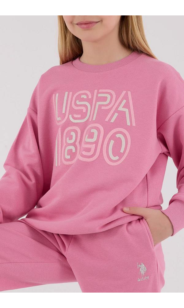 U.S. Polo Assn US2311-G  Kız İkili Takım karanfil