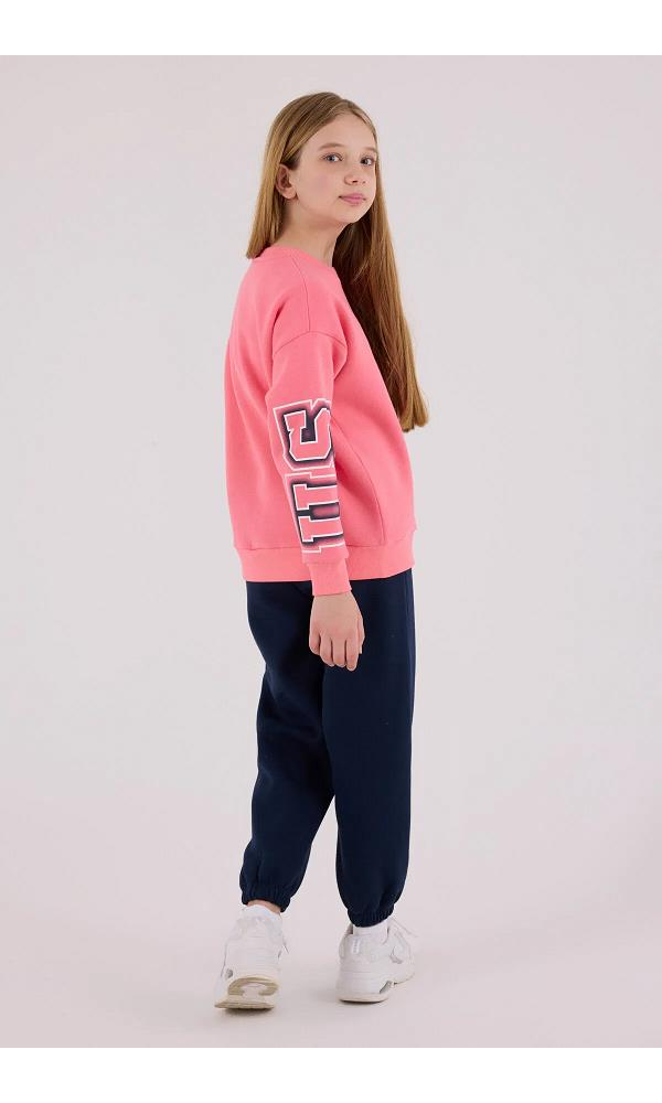 U.S. Polo Assn  US2314-4 Kız çocuk İkili Takım Neon Pembe