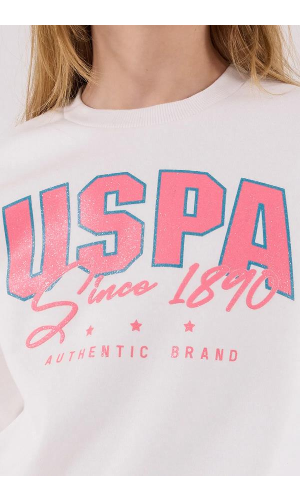 U.S. Polo Assn US2315-4 Kız çocuk İkili Takım BEYAZ