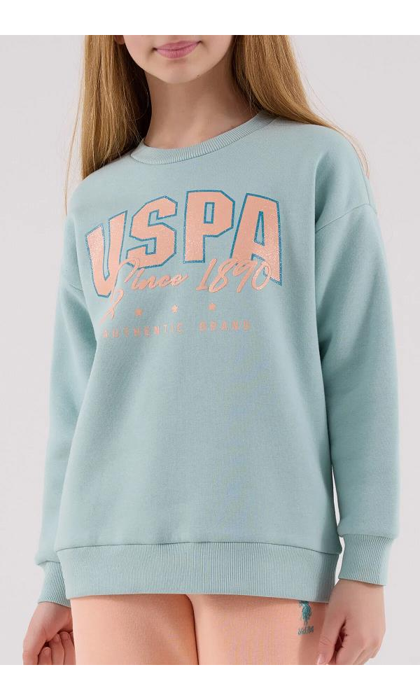 U.S. Polo Assn US2315-G Kız Çocuk İkili Takım BEYAZ