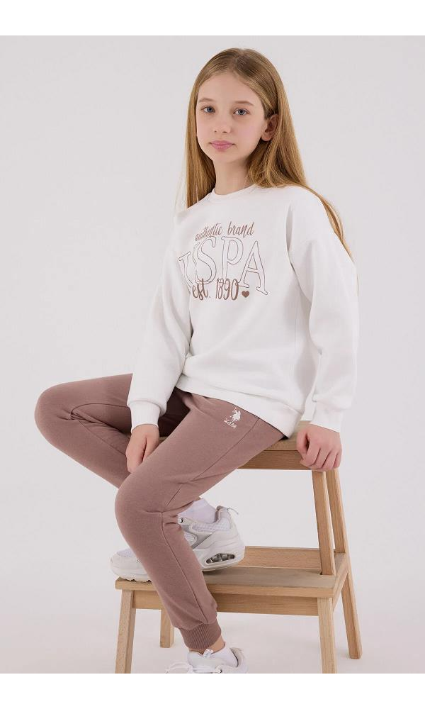 U.S. Polo Assn US2316-G Kız İkili Takım Somon