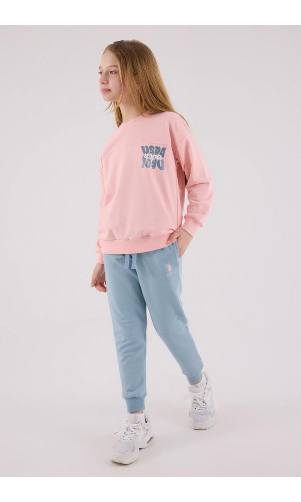 U.S. Polo Assn US2317-4 Kız İkili Takım LACİVERT