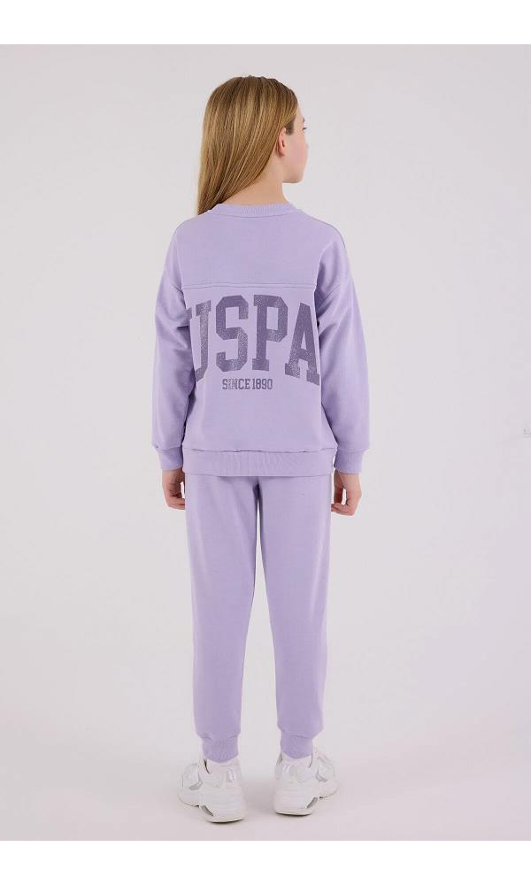 U.S. Polo Assn US2320-4  Kız çocuk İkili Takım PEMBE