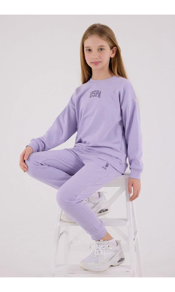U.S. Polo Assn US2320-4  Kız çocuk İkili Takım PEMBE
