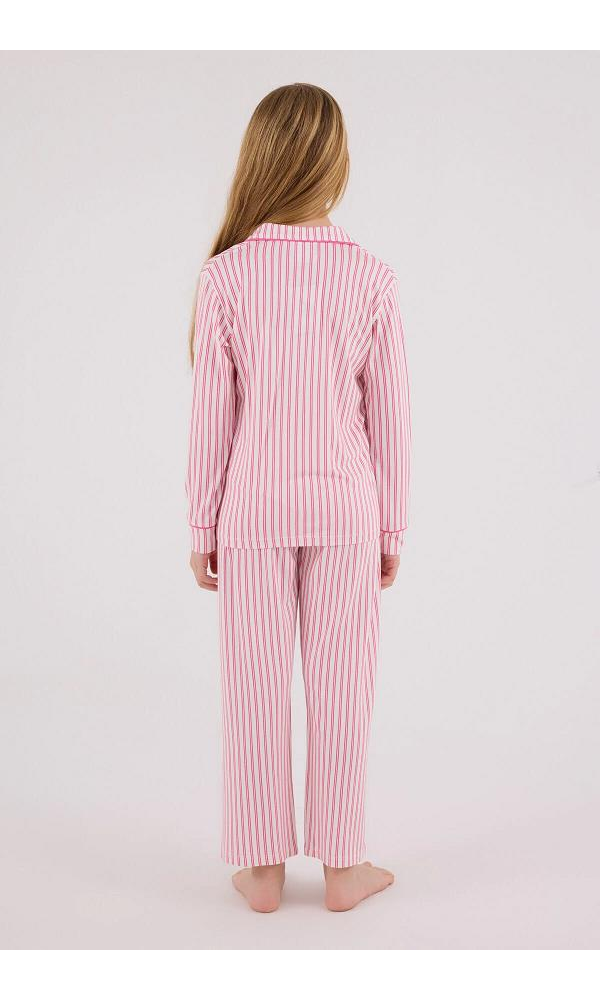 U.S. Polo Assn US2326-G Kız Gömlek Pijama Takımı ÇAY YEŞİLİ