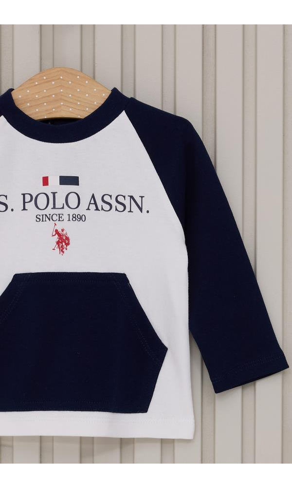 U.S Polo Assn USB2080 Us Polo Erkek Bebek 2Lı Takım Açık Bej
