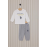 U.S Polo Assn USB2089 Us Polo Erkek Bebek 2Lı Takım MAVİ