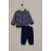 U.S Polo Assn USB2160 Us Polo Erkek Bebek 3Lu Takım MAVİ