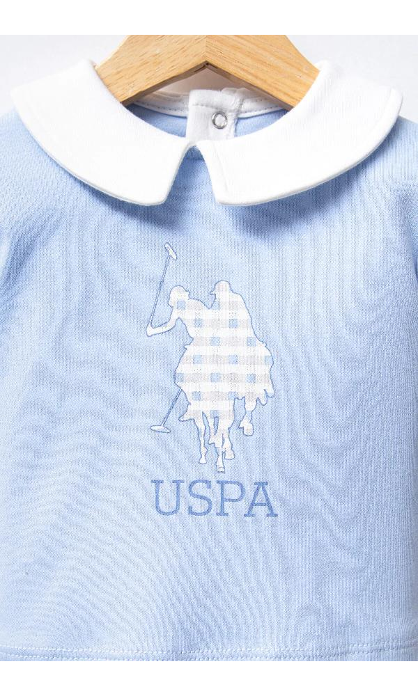 U.S Polo Assn USB2260 Erkek Bebek 2Li Takım PUDRA