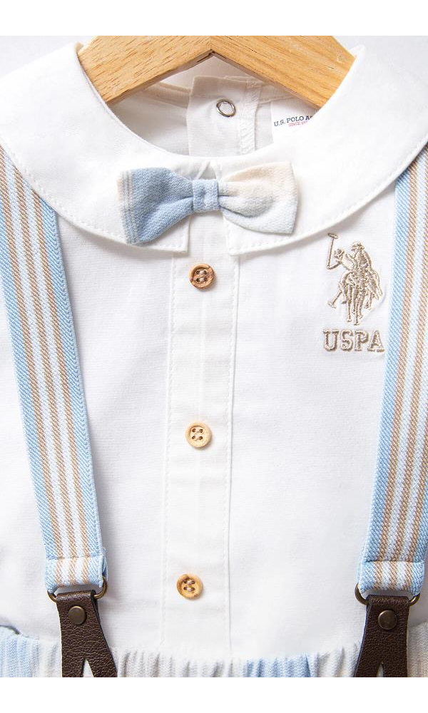 U.S Polo Assn USB2330 Erkek Bebek 2Li Takım PUDRA