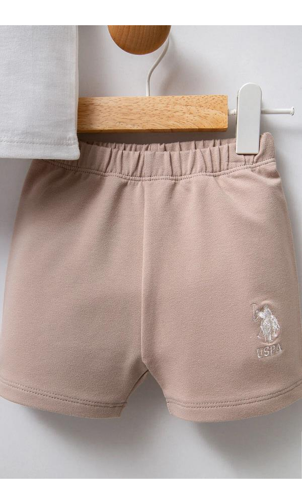 U.S Polo Assn USB2334  Erkek Bebek 2Li Takım SU YEŞİLİ