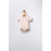 U.S Polo Assn USB2353  Kız Bebek 3Lü Body Set bej