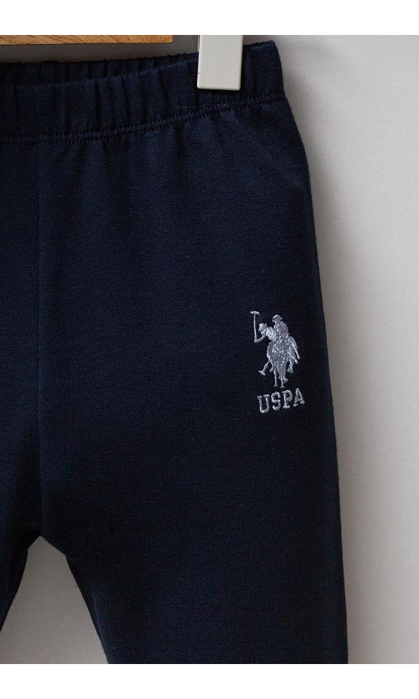 U.S Polo Assn USB2542 Erkek Bebek 3lü takım Cobalt