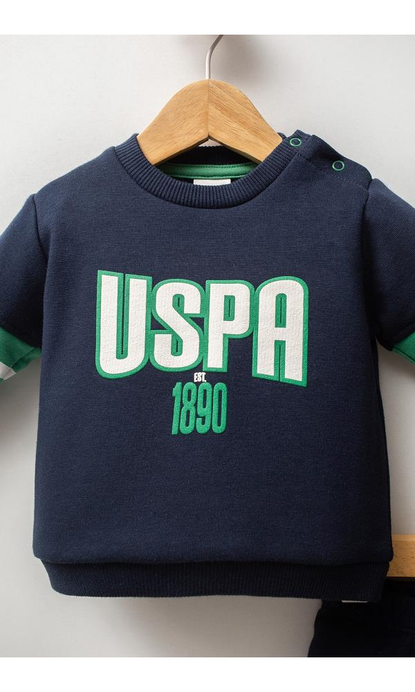 U.S Polo Assn USB2550 Erkek Bebek 2Li Takım YEŞİL