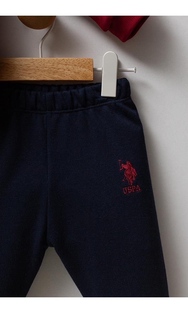 U.S Polo Assn USB2562  Erkek Bebek 2li Takım Lila