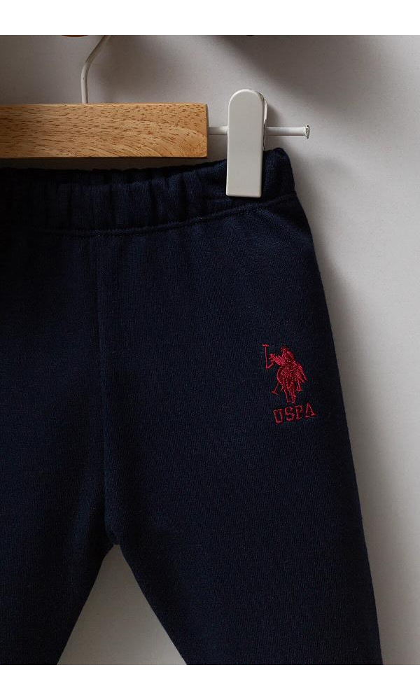 U.S Polo Assn USB2563 Erkek Bebek 2li takım KAHVE